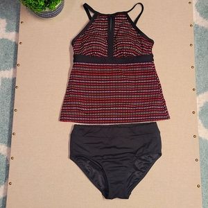 Lands End size 4 Swimsuit Tankini set